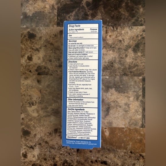 PanOxyl Oil Control Moisturizer 1.7oz Mineral Sunscreen SPF 30 Skincare Face New - Picture 3 of 4